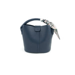 Load image into Gallery viewer, Perfect Soft Leather Mini & Scarf - Navy