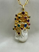 Load image into Gallery viewer, OMG! Large Baroque Pearl Pendant