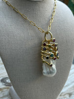 Load image into Gallery viewer, OMG! Large Baroque Pearl Pendant