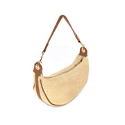 Half Moon Straw Bag