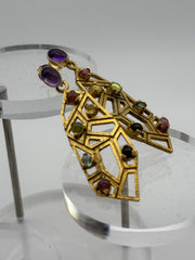 Geometric Stone Dangles